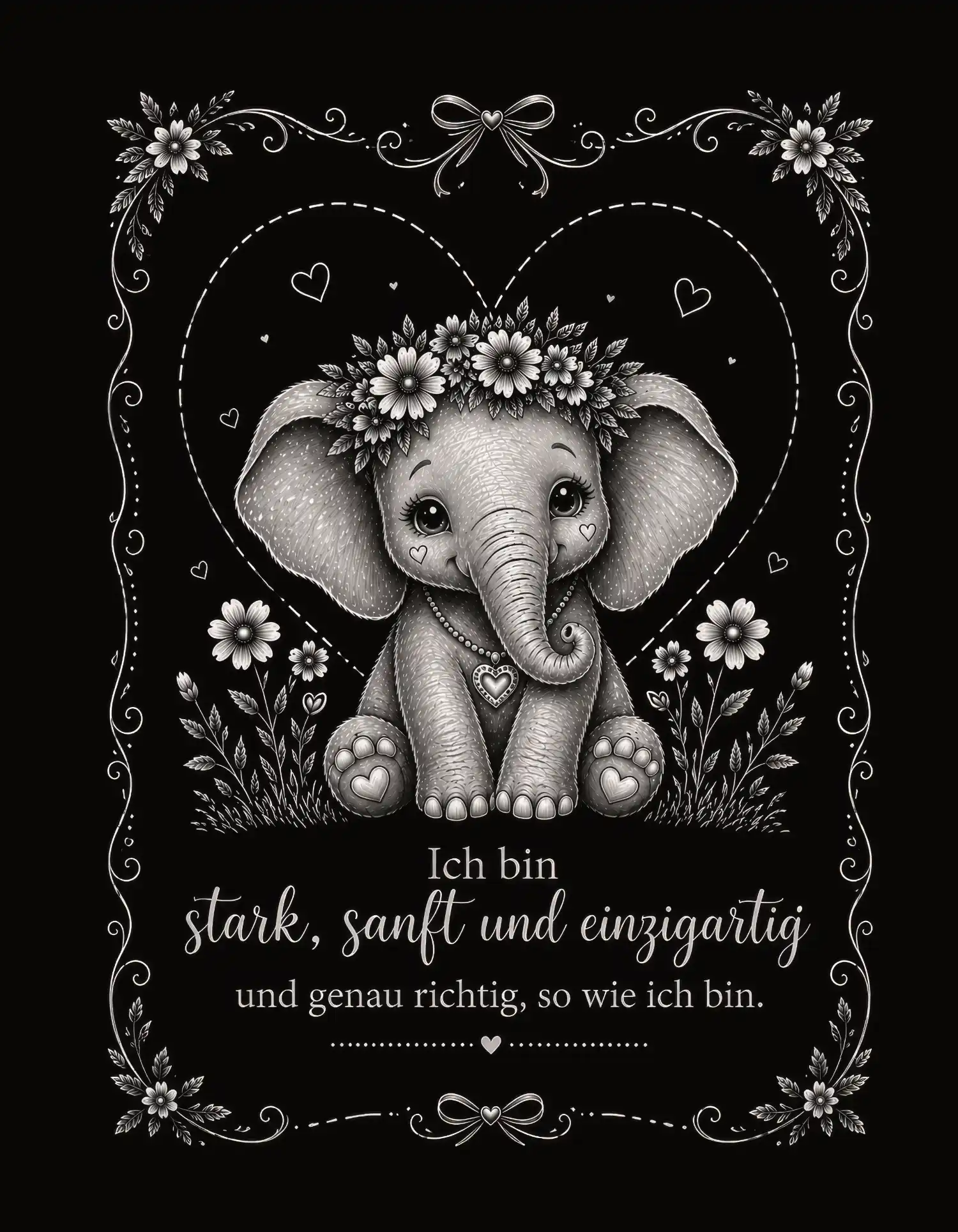 Ich bin stark und sanft