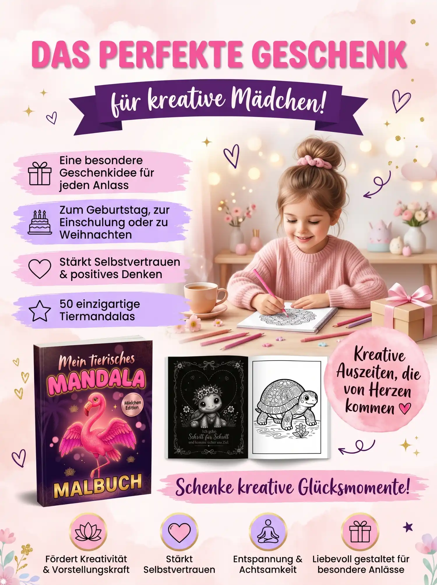 Geschenk.Mädchen